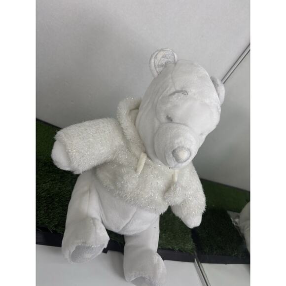 Snowflake Winnie The Pooh Plush 12” Disney Store Winter Silver. *Pre-Owned* - Picture 3 of 7